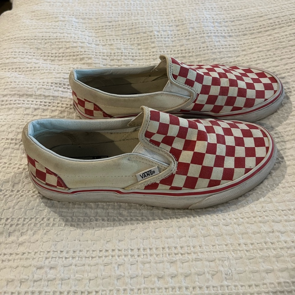Vans Slip-on - Red Checked